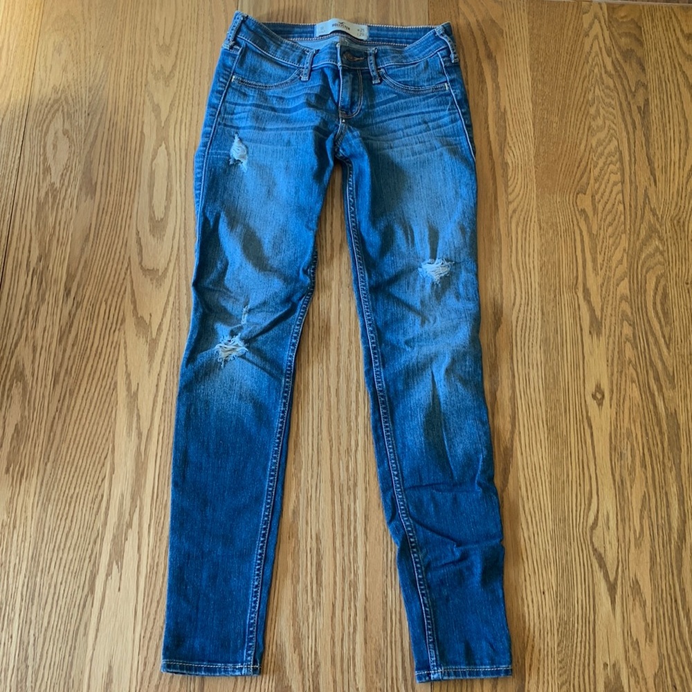 Ladies sz 1R size 1 regular Hollister skinny jeans waist 25 length 29 25x29